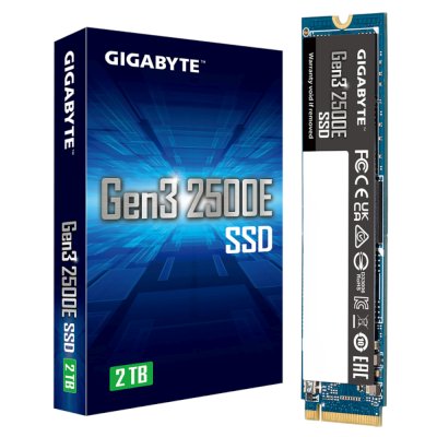 SSD диск GigaByte Gen3 2500E 2Tb G325E2TB Синий