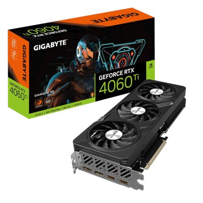 видеокарта GigaByte nVidia GeForce RTX 4060 Ti 8Gb GV-N406TGAMING OC-8GD