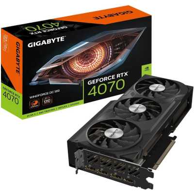 видеокарта GigaByte nVidia GeForce RTX 4070 12Gb GV-N4070WF3OC-12GD 1.1