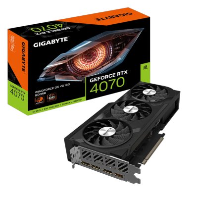 видеокарта GigaByte nVidia GeForce RTX 4070 12Gb GV-N4070WF3OCV2-12GD