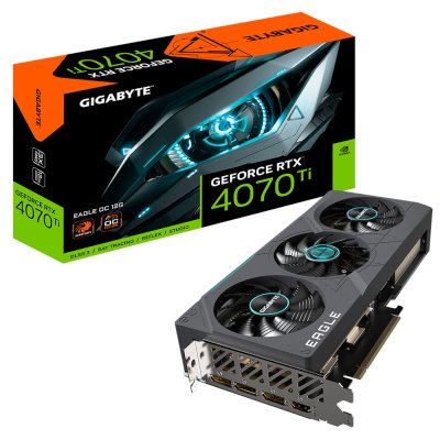 видеокарта GigaByte nVidia GeForce RTX 4070 Ti 12Gb GV-N407TEAGLE OC-12GD 2.0