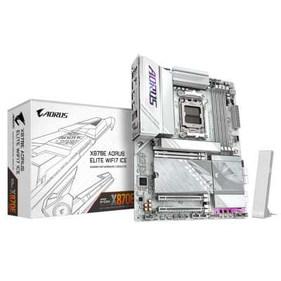 материнская плата GigaByte X870E Aorus Elite WIFI7 ICE Черный