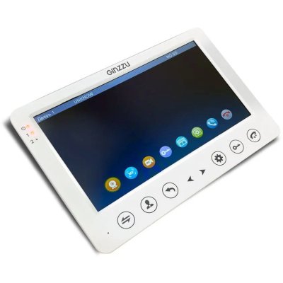 видеодомофон Ginzzu MP-0701 White