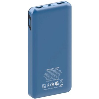 внешний аккумулятор Hiper MFX 10000 Blue