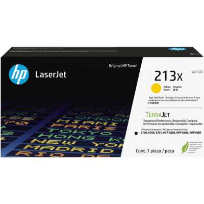 картридж HP 213X W2132X желтый