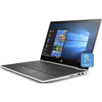 ноутбук HP Pavilion x360 14-cd0007ur Серебристый