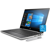 ноутбук HP Pavilion x360 14-cd1014ur Серебристый