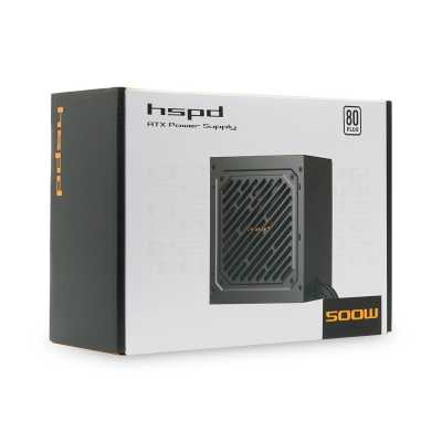 блок питания HSPD 500W HST-500WN-BK Черный