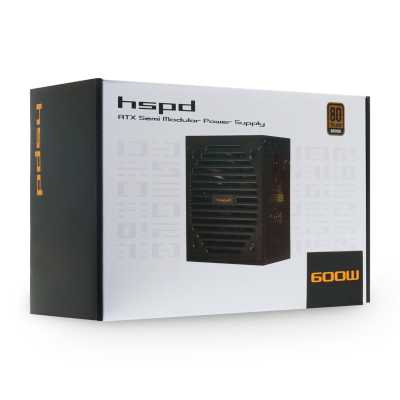 блок питания HSPD 600W HSI-600BS-BK Черный