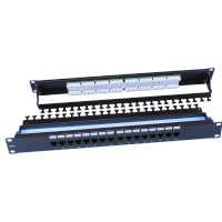 патч-панель Hyperline PP3-19-16-8P8C-C6-110D