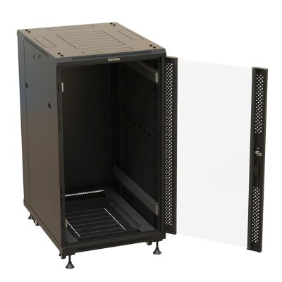 телекоммуникационный шкаф Hyperline TTBR-2261-AS-RAL9004 Черный