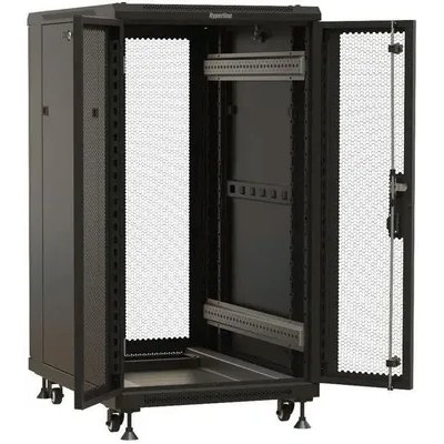 телекоммуникационный шкаф Hyperline TTBR-2268-DD-RAL9004 Черный