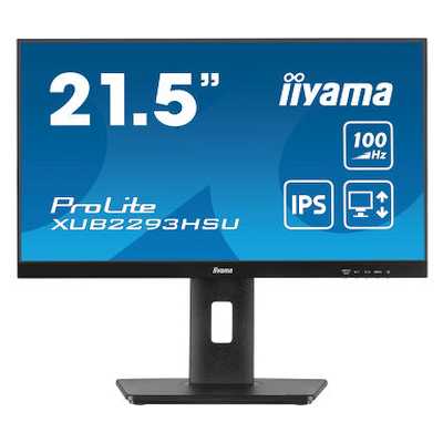 монитор Iiyama ProLite XUB2293HSU-B7 Черный