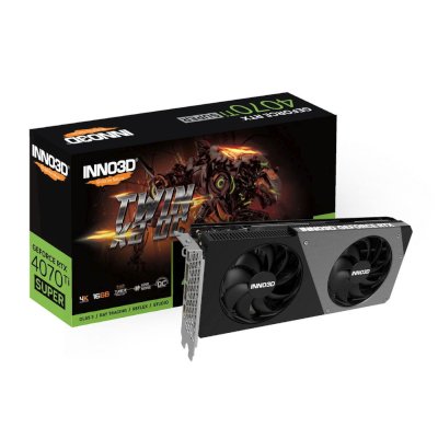 видеокарта Inno3D nVidia GeForce RTX 4070 Ti Super Twin X2 16Gb N407TS2-166XX-186156N