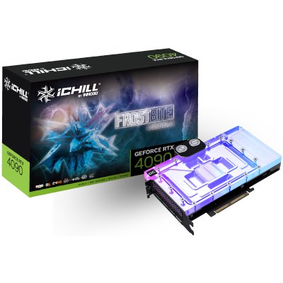 видеокарта Inno3D nVidia GeForce RTX 4090 iChill Frostbite Ultra 24Gb C4090-246XX-1833FBU