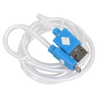 USB кабель 3Cott 3C-CLDC-066BBL-MUSB Белый/Синий