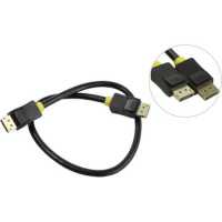 кабель Greenconnect GCR-DP2DP-0.5m Черный/Желтый
