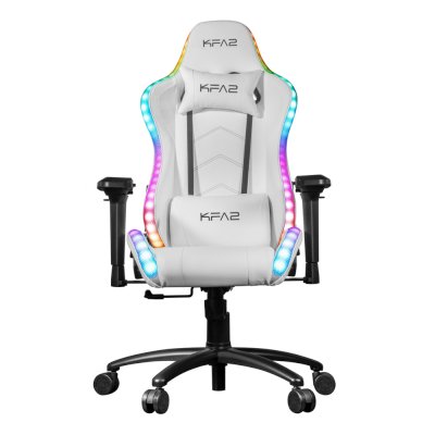 игровое кресло KFA2 Gaming Chair 01 RGB SE White белый