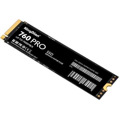 SSD диск KingDian 760PRO 1Tb G48-760PRO-NVME-M.2-1TB Черный