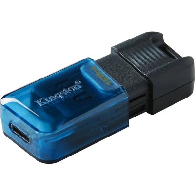 флешка Kingston 128GB DT80M/128GB Черный, синий
