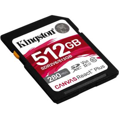 карта памяти Kingston Canvas React Plus 512GB SDR2V6/512GB