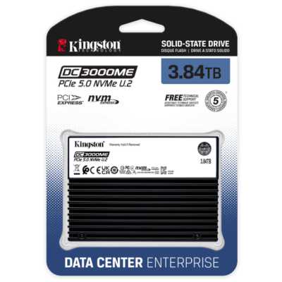 SSD диск Kingston DC3000ME 3.84Tb SEDC3000ME/3T8 Черный