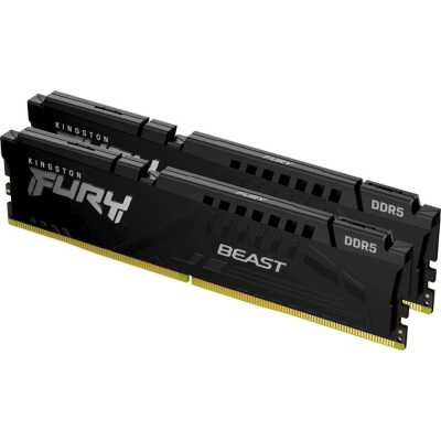 оперативная память Kingston Fury Beast Black KF556C36BBEK2-128