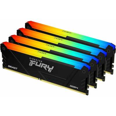 оперативная память Kingston Fury Beast Black RGB KF426C16BB2AK4/128