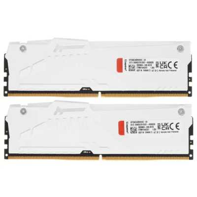 оперативная память Kingston Fury Beast White RGB XMP KF556C40BWAK2-64