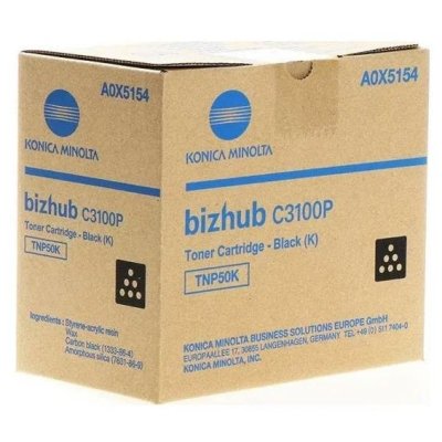 картридж Konica Minolta TNP-50K A0X5154 черный