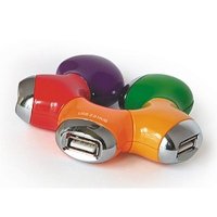 разветвитель USB Konoos UK-07 цветной