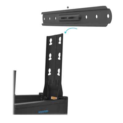 кронштейн Kromax Ultra Slim-101 Black черный