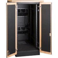 телекоммуникационный шкаф Lanmaster LAN-DC-CBSP-24U-WD Коричневый
