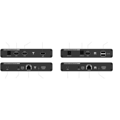 KVM удлинитель Lenkeng LKV676KVM-PI