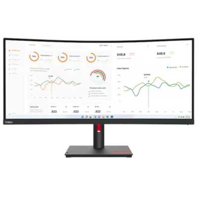 монитор Lenovo ThinkVision T34w-30 63D4GAT1UK Черный