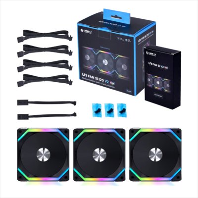 кулер Lian Li Uni Fan SL V2 120 Black 3 Pack