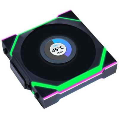 кулер Lian Li Uni Fan SL Wireless 120 LCD ARGB Black 1 Pack