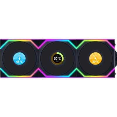 кулер Lian Li Uni Fan SL Wireless 120 LCD ARGB Black 3 Pack