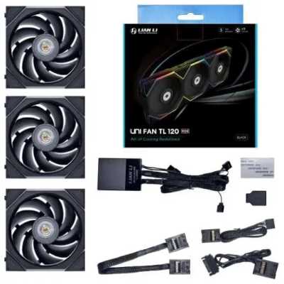 кулер Lian Li Uni Fan TL 120 ARGB Black 3 Pack