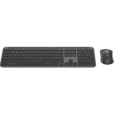 комплект клавиатура и мышь Logitech Signature Slim Combo MK950 For Business Серый