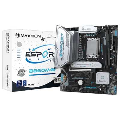 материнская плата Maxsun eSport B860M Sniper WiFi Черный