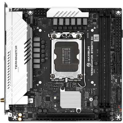 материнская плата Maxsun Terminator B760ITX D4 WiFi V3 Черный