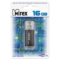 флешка Mirex 16GB 13600-FMUUND16 Черный