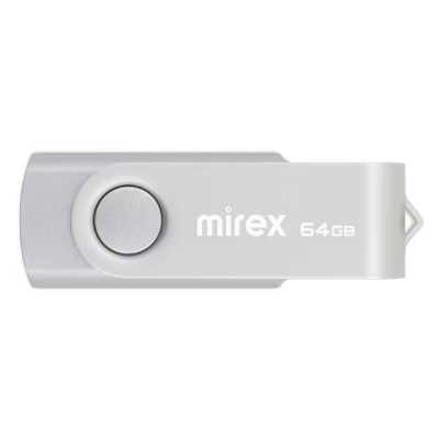 флешка Mirex 64GB 13600-FMUSIS64 Серебристый