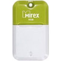 флешка Mirex 8GB 13600-FMUAGR08 Белый, зеленый
