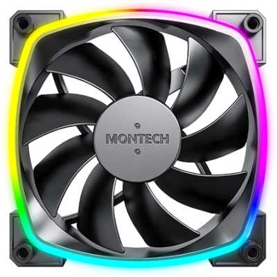 кулер Montech AX120 ARGB Black Черный