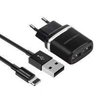 сетевое зарядное устройство More choice NC22i Black Черный