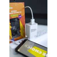 сетевое зарядное устройство More choice NC24a White Белый