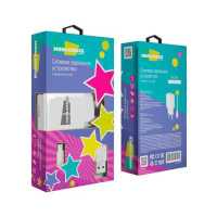 сетевое зарядное устройство More choice NC33m White Белый