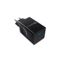 сетевое зарядное устройство More choice NC55QCa Black Черный